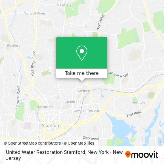 Mapa de United Water Restoration Stamford