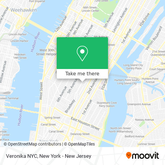 Mapa de Veronika NYC