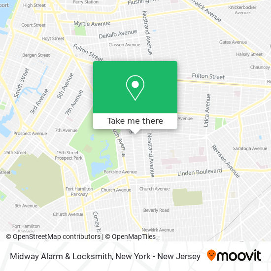 Mapa de Midway Alarm & Locksmith