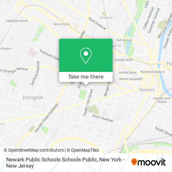 Mapa de Newark Public Schools Schools Public