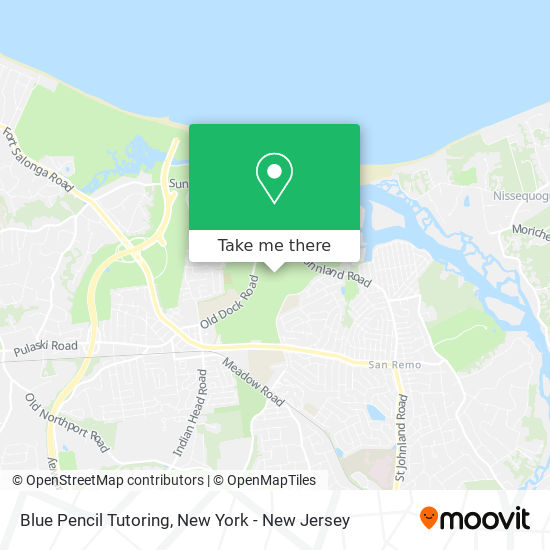 Blue Pencil Tutoring map