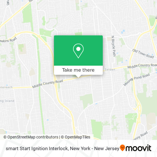 Mapa de smart Start Ignition Interlock