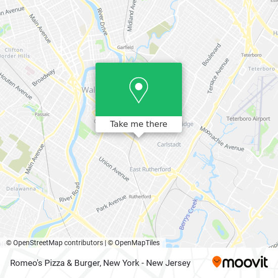 Romeo's Pizza & Burger map