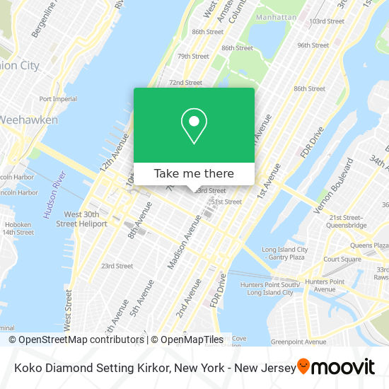 Koko Diamond Setting Kirkor map