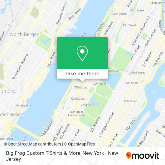 Big Frog Custom T-Shirts & More map