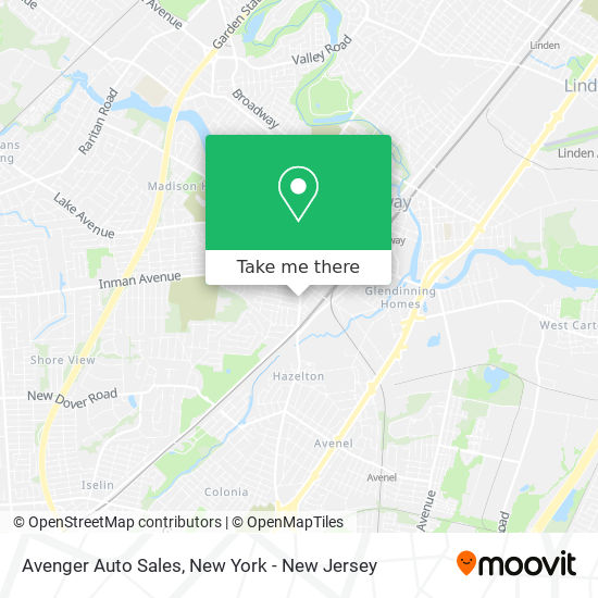 Avenger Auto Sales map