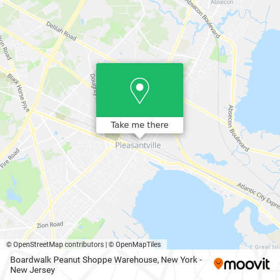 Mapa de Boardwalk Peanut Shoppe Warehouse