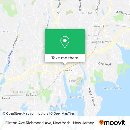 Mapa de Clinton Ave Richmond Ave