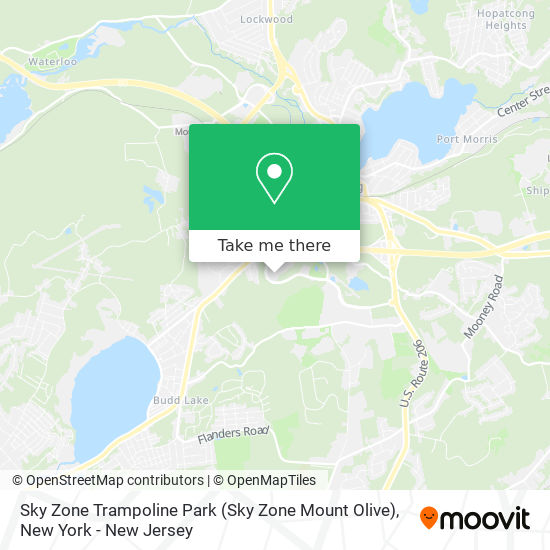 Sky Zone Trampoline Park (Sky Zone Mount Olive) map