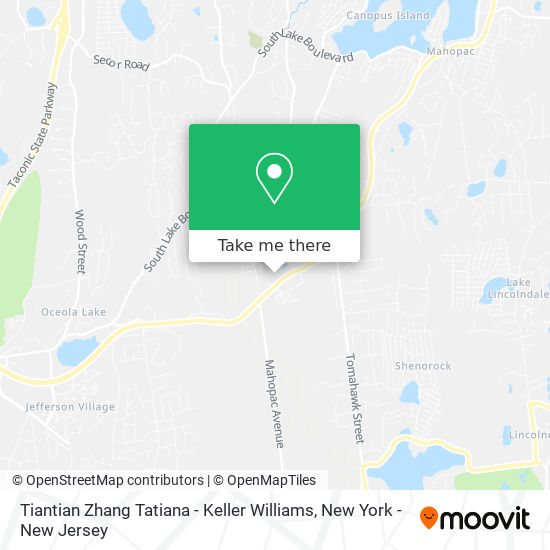 Tiantian Zhang Tatiana - Keller Williams map