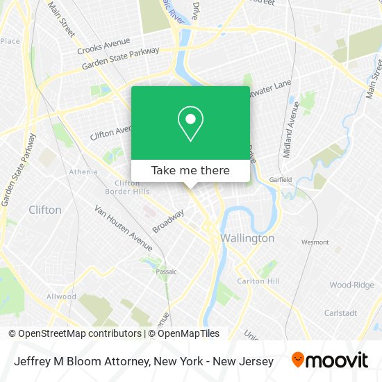 Mapa de Jeffrey M Bloom Attorney