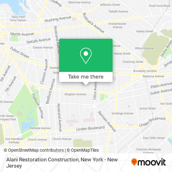 Alani Restoration Construction map