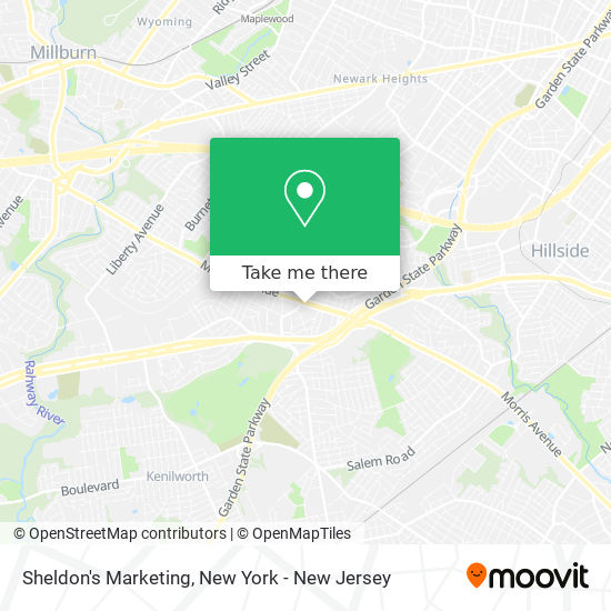 Sheldon's Marketing map