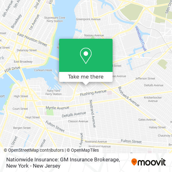 Nationwide Insurance: GM Insurance Brokerage map