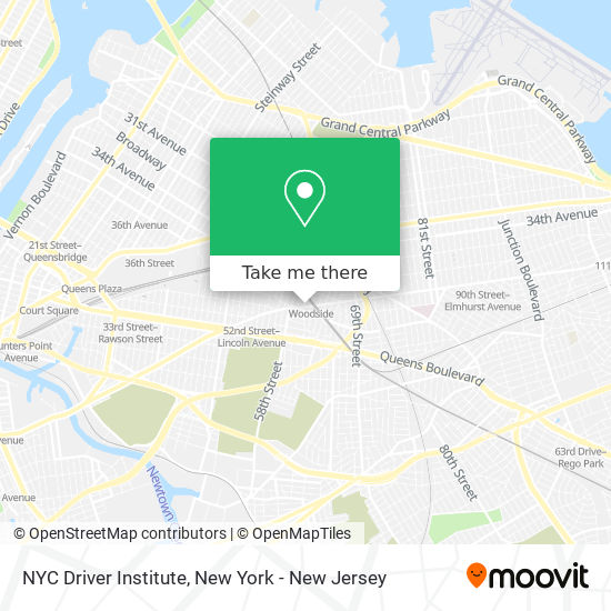 Mapa de NYC Driver Institute