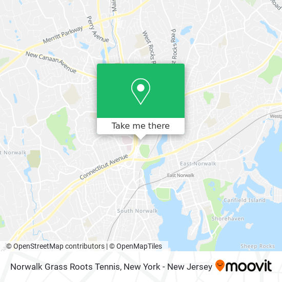 Mapa de Norwalk Grass Roots Tennis