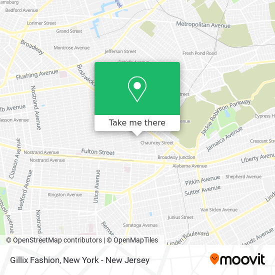 Gillix Fashion map