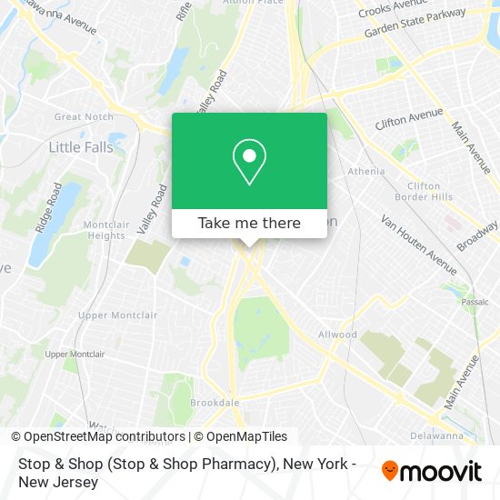 Mapa de Stop & Shop (Stop & Shop Pharmacy)