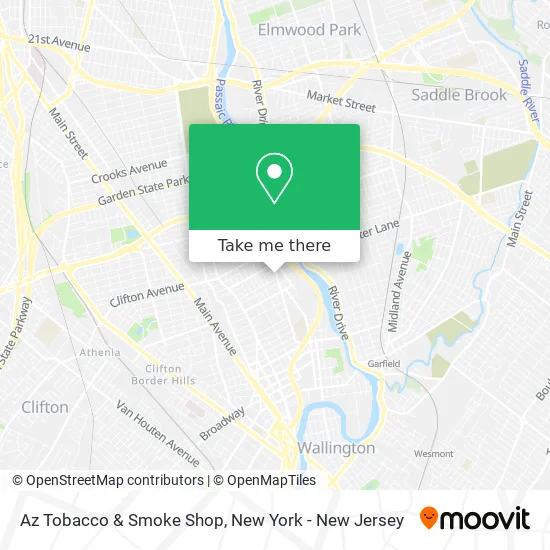 Az Tobacco & Smoke Shop map