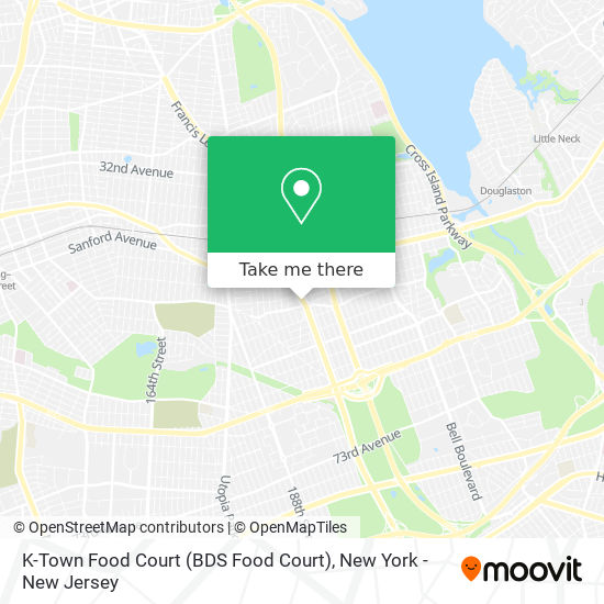 Mapa de K-Town Food Court (BDS Food Court)