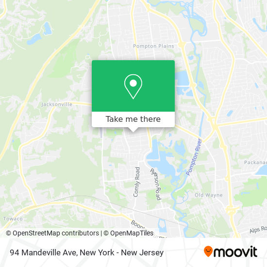 Mapa de 94 Mandeville Ave