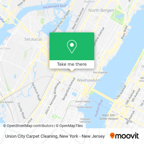 Union City Carpet Cleaning map