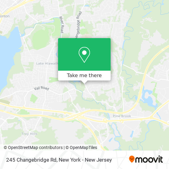 Mapa de 245 Changebridge Rd