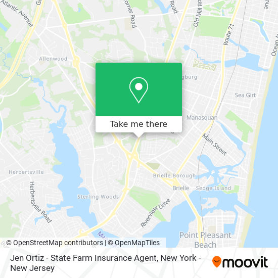 Jen Ortiz - State Farm Insurance Agent map