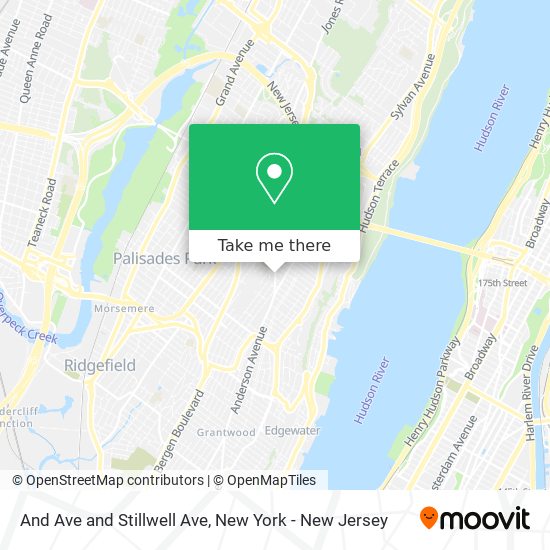 And Ave and Stillwell Ave map