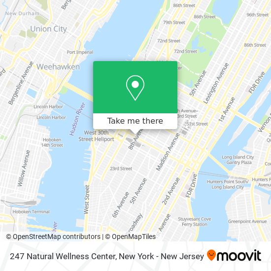 247 Natural Wellness Center map