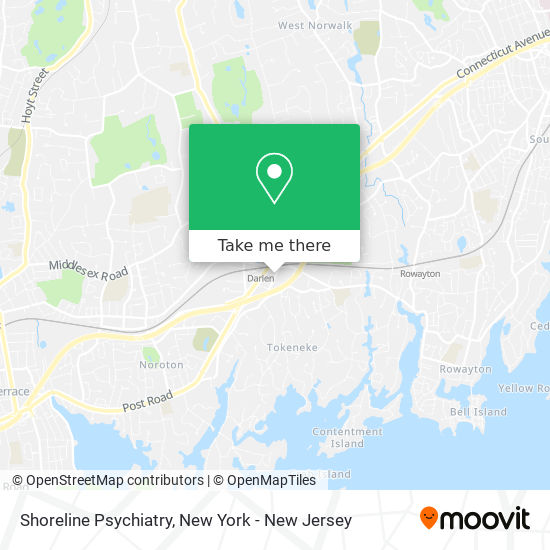 Mapa de Shoreline Psychiatry