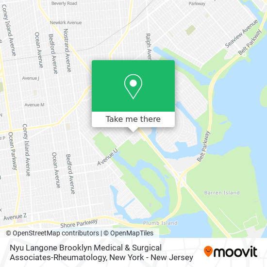 Nyu Langone Brooklyn Medical & Surgical Associates-Rheumatology map
