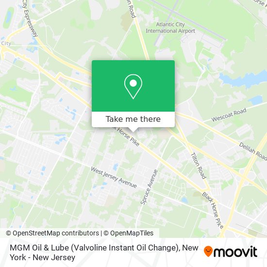 MGM Oil & Lube (Valvoline Instant Oil Change) map