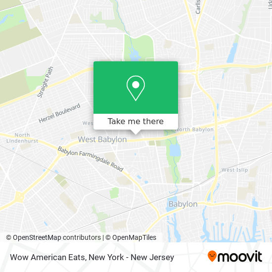 Mapa de Wow American Eats