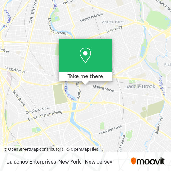 Caluchos Enterprises map