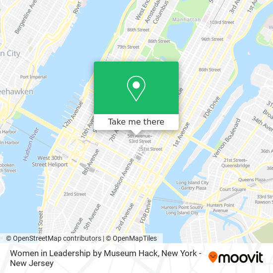 Mapa de Women in Leadership by Museum Hack