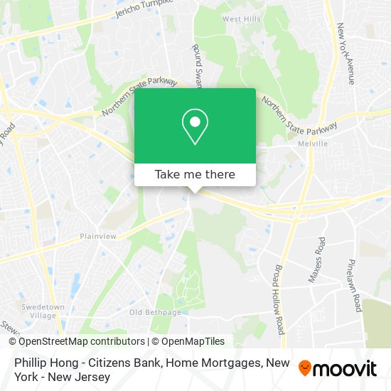 Mapa de Phillip Hong - Citizens Bank, Home Mortgages