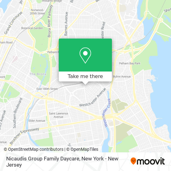 Nicaudis Group Family Daycare map