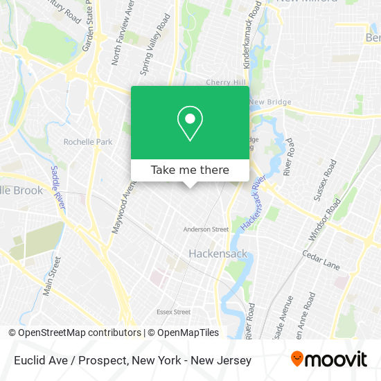 Euclid Ave / Prospect map