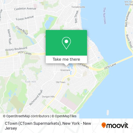 CTown (CTown Supermarkets) map