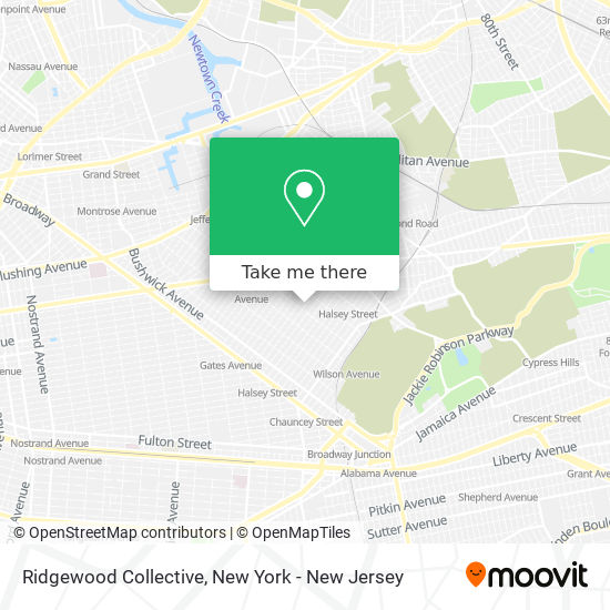 Ridgewood Collective map