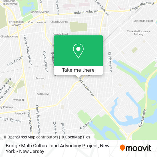 Mapa de Bridge Multi Cultural and Advocacy Project
