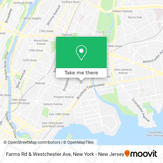 Mapa de Farms Rd & Westchester Ave