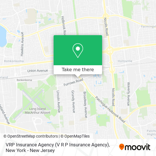 VRP Insurance Agency (V R P Insurance Agency) map