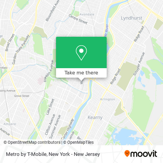 Metro by T-Mobile map