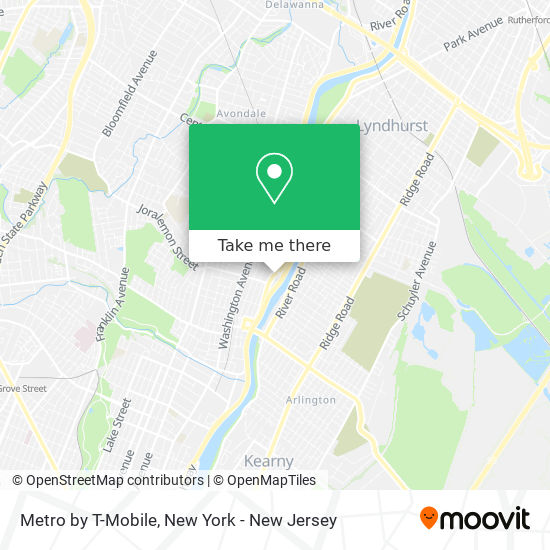 Metro by T-Mobile map