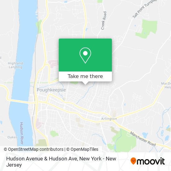 Mapa de Hudson Avenue & Hudson Ave