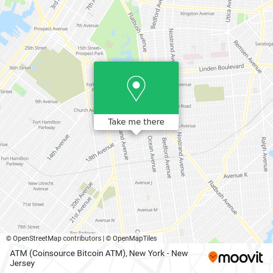 ATM (Coinsource Bitcoin ATM) map