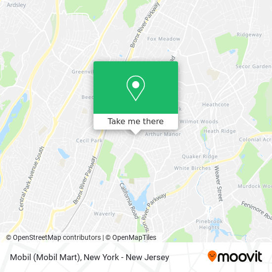 Mobil (Mobil Mart) map