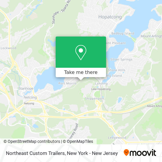 Mapa de Northeast Custom Trailers